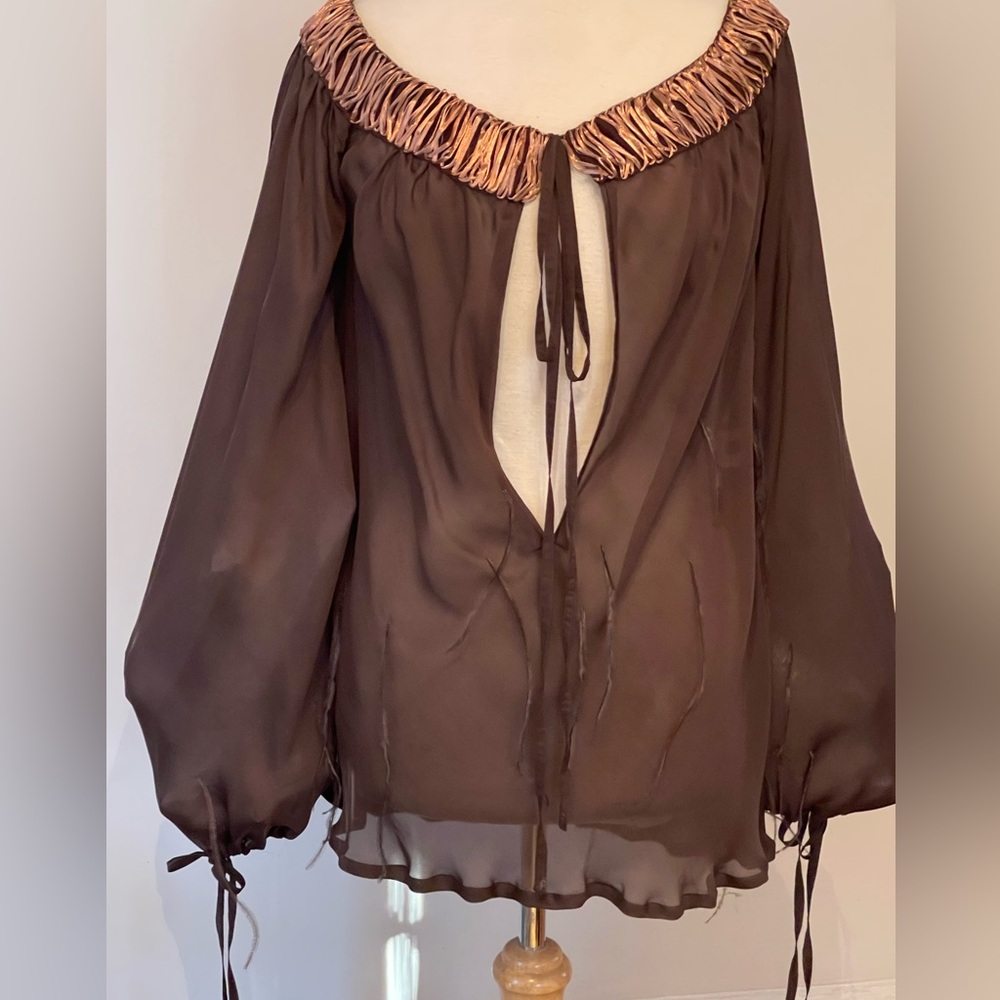 Gorgeous Roberto Cavalli 100% silk blouse size M
